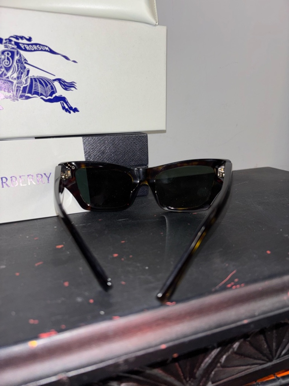 Burberry BE4441U Tortoise Sunglasses and Case NIB - Picture 3 of 7
